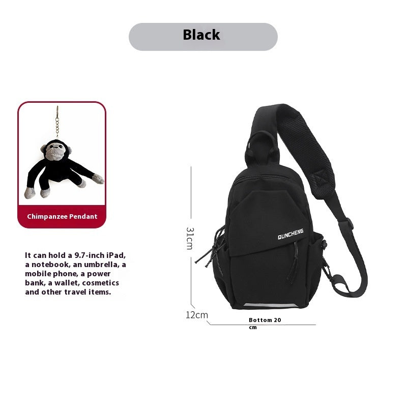 Crossbody Bag Small Shoulder Bag Men's Chest Bag