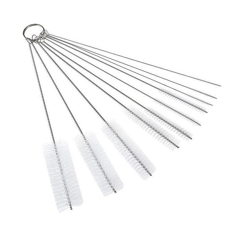 Nylon Cleaning Brush Set Stainless Steel