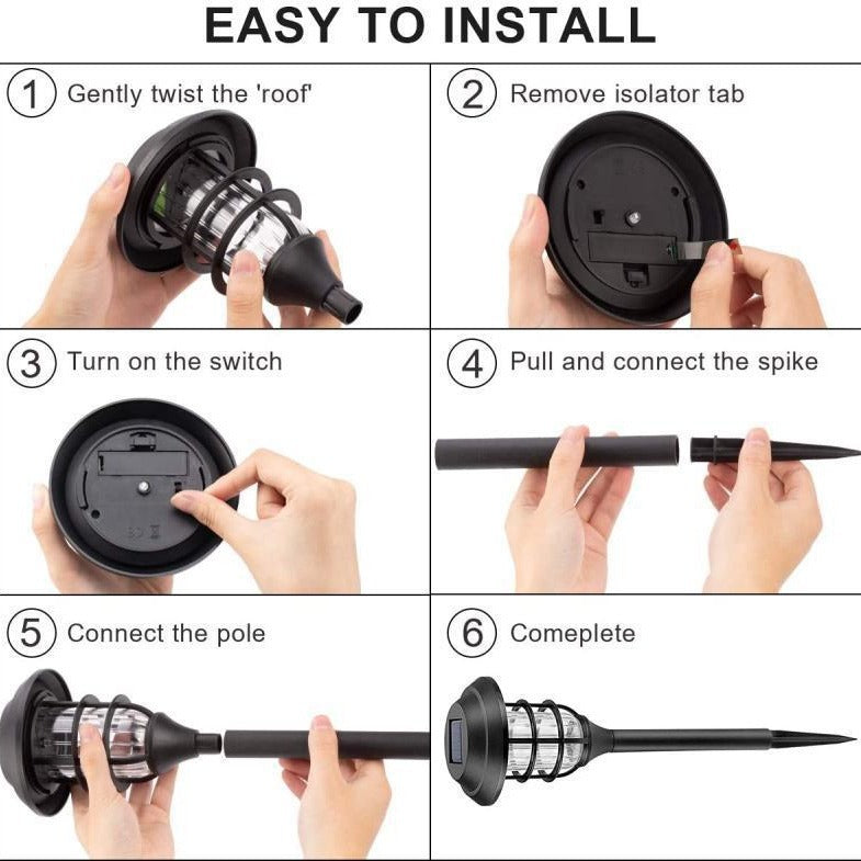 New Solar Stripe Lawn LED Outdoor Light