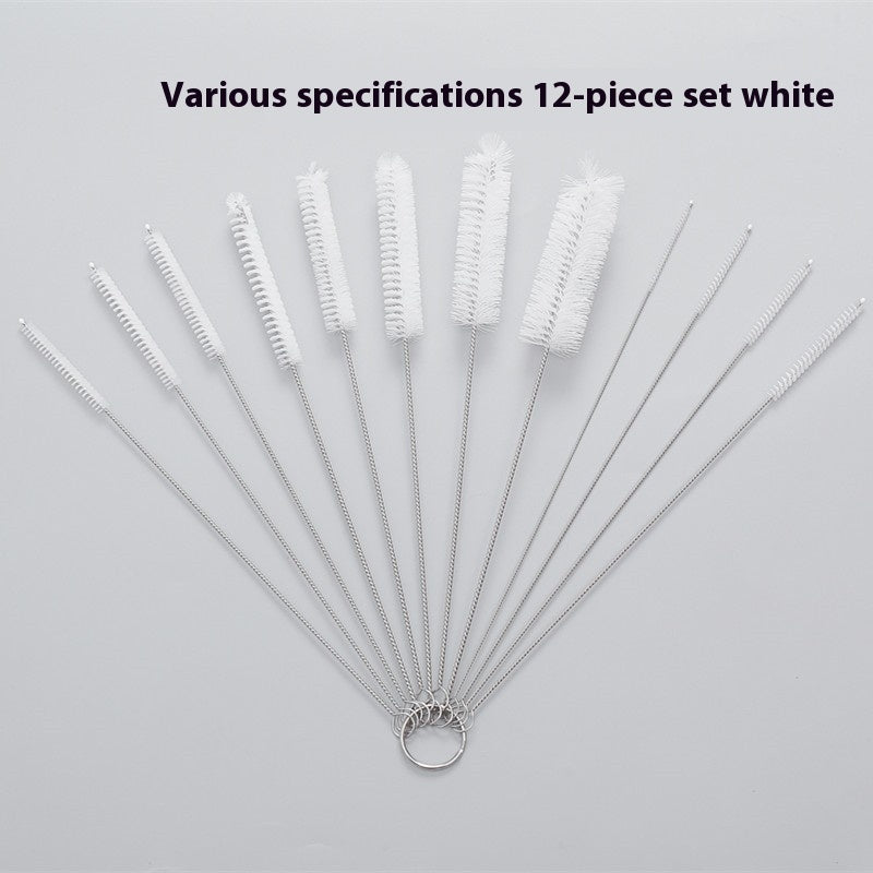 Nylon Cleaning Brush Set Stainless Steel